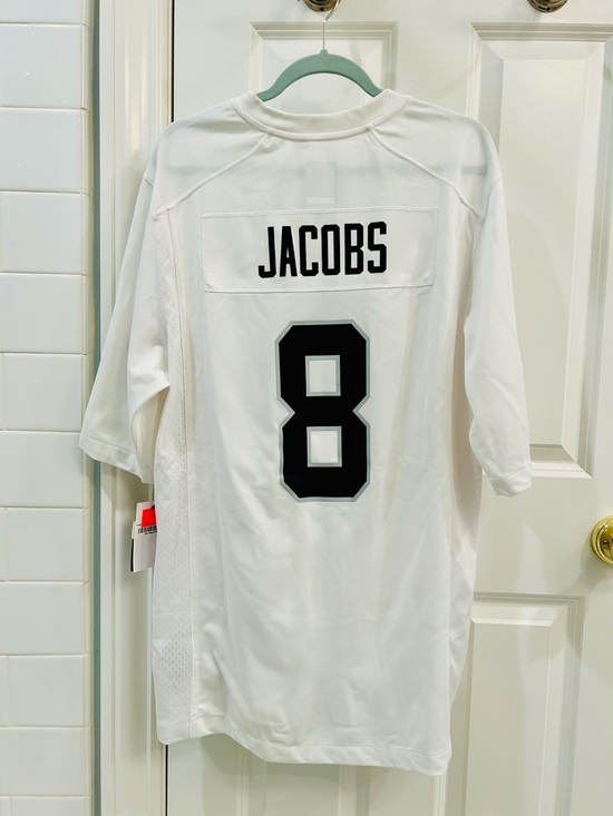 Nike Other - NWT Nike Las Vegas Raiders Josh Jacobs #8 On-Field Jersey - Men's Large - White